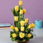 Sunshine Yellow Roses Bouquet