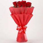 Vivid – 10 Red Roses Bouquet