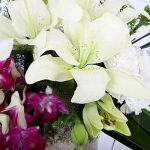 Orchids & Carnations Vase Arrangement