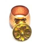 Iron Decorative Diamond Flower Jar Box