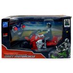 RC DRIFT MOTORCYCLE RECHARGEABLE RADIO REMOTE CONTROL BIKE CAR + FIGURE
