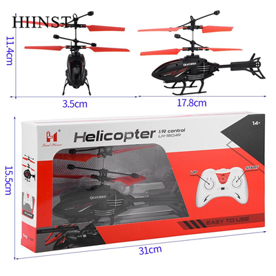 Hiinst Helicopter Infrared Induction Mini RC Helicopter Aircraft USB Flying Remote Control 2CH Gyro RC Dron Toys For Children