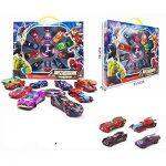Metro Toy’S & Gift Children’s Avengers Alliance Toy Cars Skiing Mini-Alloy Car Models Spider-Man American Captain for Boys Gifts