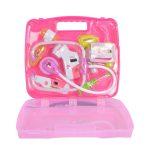 Doctor Set Pretend Play Toy with Light Sound Effects, Pink